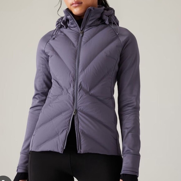 💜 NWT Athleta Inlet Jacket | Nightfall Purple | S - Picture 4 of 11